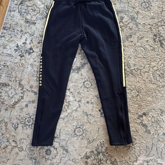 Adidas Men’s Tiro Wordmark Tapered Track pants Legend Ink Size M NWT - Picture 5 of 6